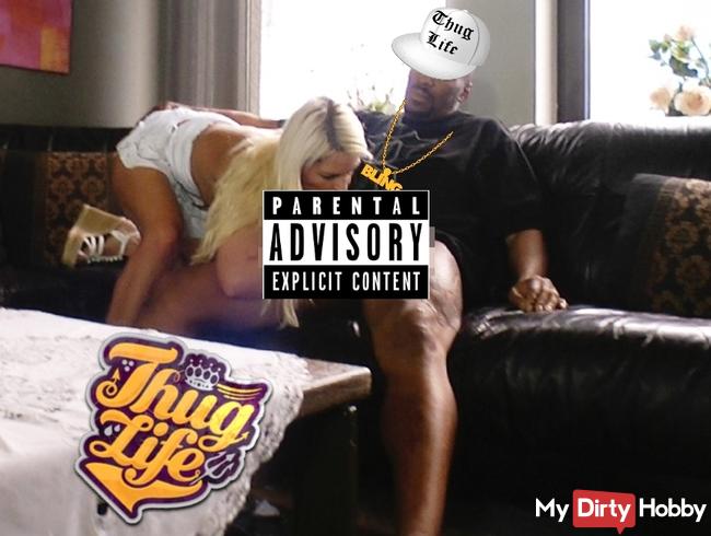 Thug Life !! Angehender Hiphopstar aus USA fickt mich hart!
