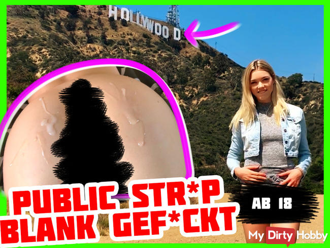 Hollywood! Public aufgerissen, blank gefickt! | Anny Aurora