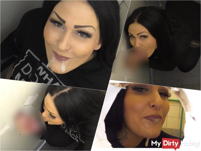 First Glory Hole - Schlammschieben im Fickmaul!