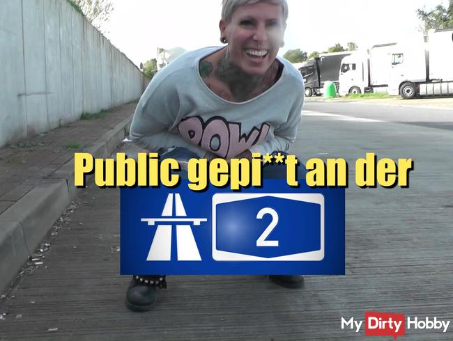 Public gepisst an der A2