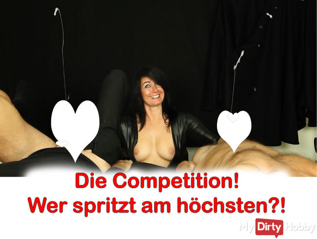 Die Abspritz-Competition! Wer spritzt am höchsten?!