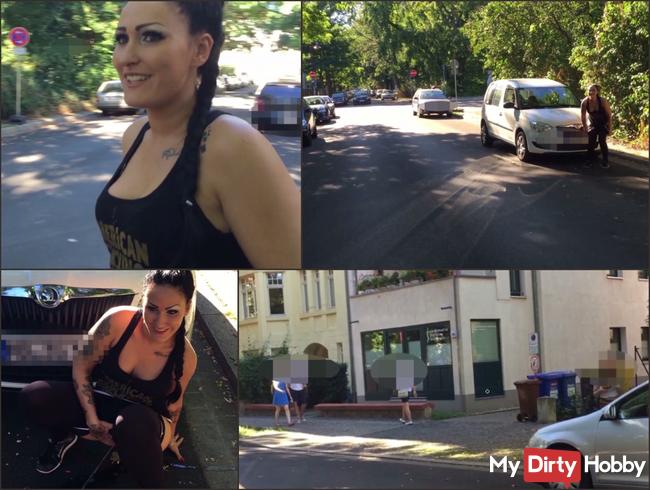 Piss auf der Hauptstraße - mehr Public geht nicht!
