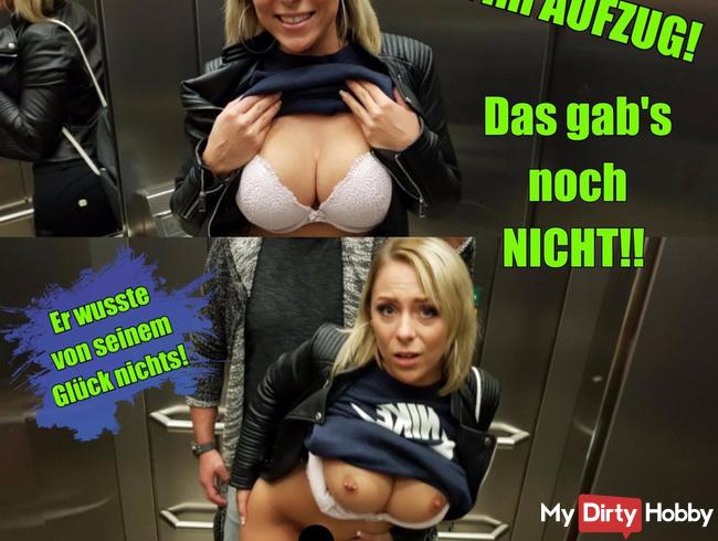 Ein Traum? Nein, Realität!! SEX IM AUFZUG und fast erwischt!