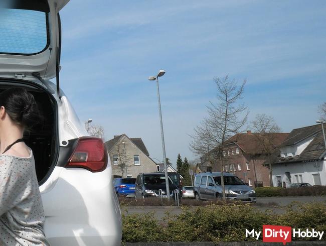 Krasser Public Fick vorm Supermarkt!