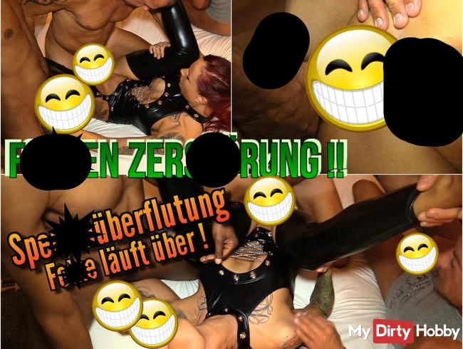 CREAMPIE BITCH !! Bis die Fotze überläuft !!