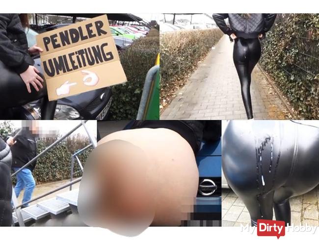 MEGAKRANK! Die PENDLER-WETTE (inkl. OPA der beim abspritzen zusieht)