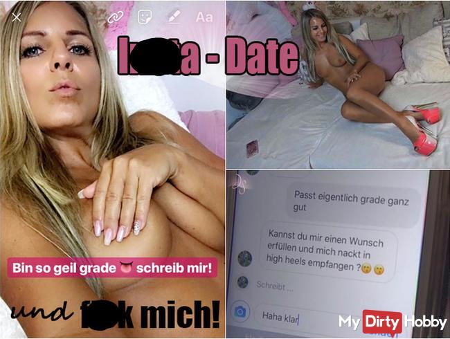 Insta-Date - schreib mir und fick mich!!