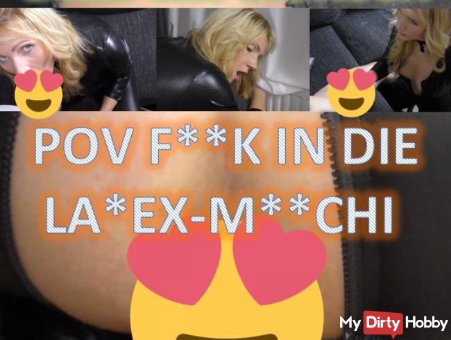 POV Fick in die Latex-Muschi
