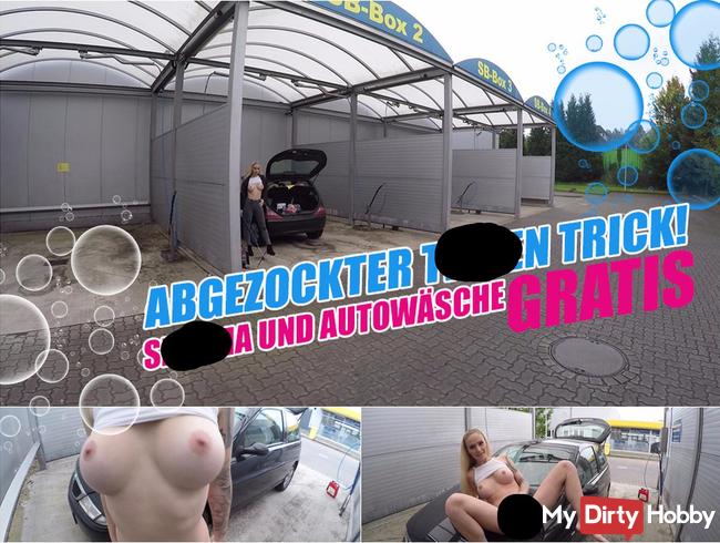 ABGEZOCKTER TITTEN TRICK! | SPERMA UND AUTOWÄSCHE GRATIS