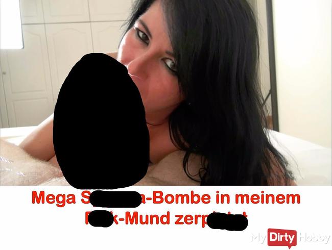 Mega-Sperma-Bombe im Fick-Maul zerplatzt