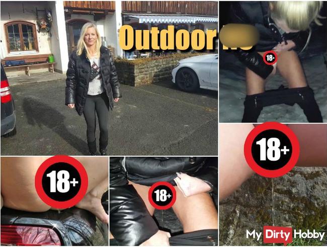 Outdoor NS Piss Medley für NS Fans