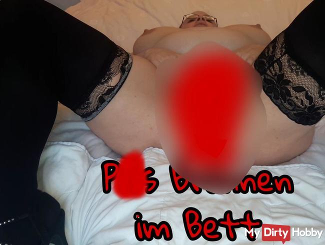 Piss Brunnen im Bett
