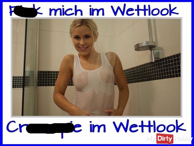 Wettlook Fick im Badezimmer