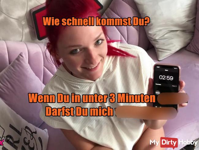 Wie schnell schaffst Du? Kannst Du reinspritzen?