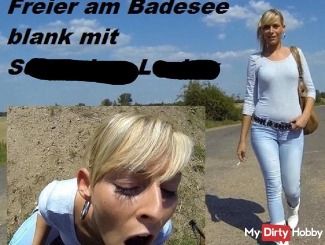 Speed-Blow mit Freier am Badesee blank mit Schlucken