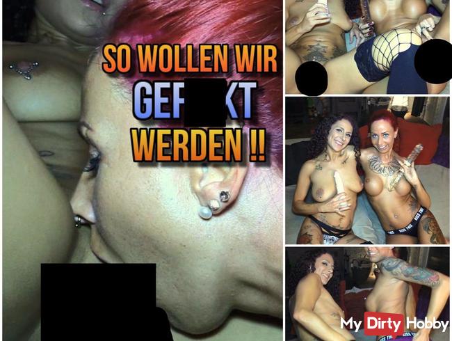 Fick-Anleitung für USER !! Zwei Pussys für dich !