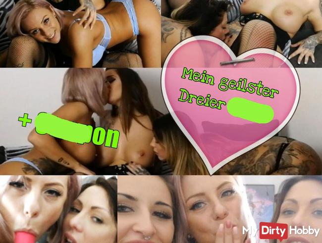 Mein geilster Dreier Lesbo! MIT STRAPON!!