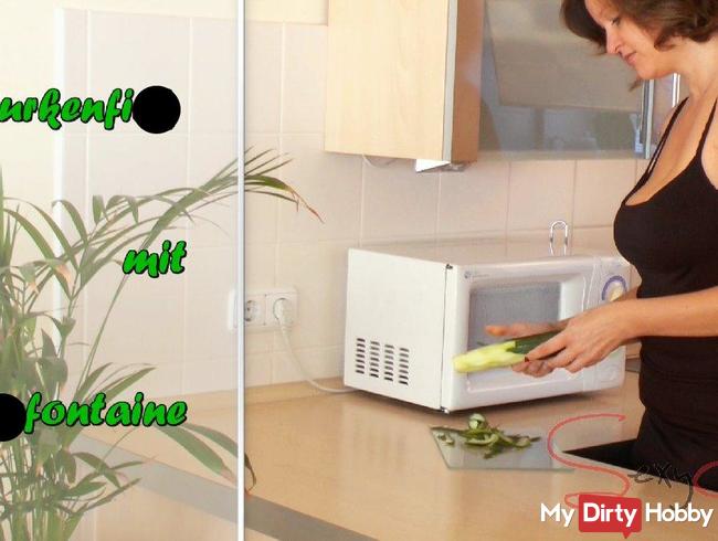 Gurkenfick mit Pissfontaine