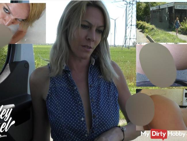 Public vom dreisten Kurierfahrer gefickt !!