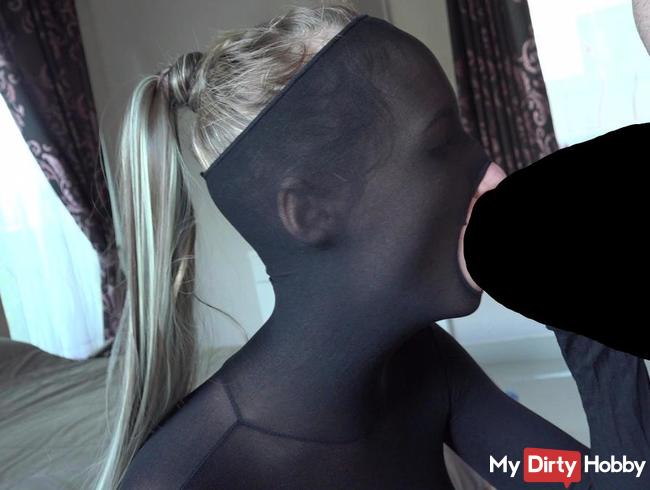 Adorable woman in nylons