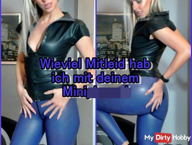 Wieviel Mitleid hab ich mit deinem Minipimmel?