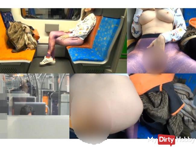 Megakrank!!! Vor der Schule*Creampie-Quicky mitten in der S-Bahn