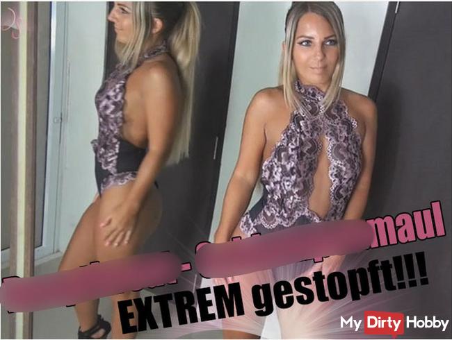 Deepthroat-Schlampenmaul EXTREM gestopft!!!