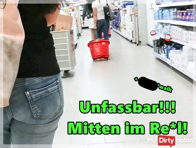 Krass! Mitten im Supermarkt!