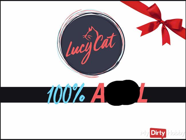 100% ANAL - MEHR NICHT! | LUCY CAT