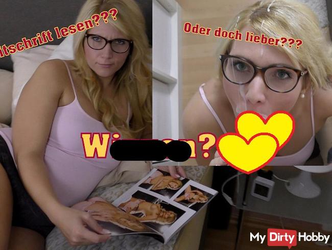 Zeitschrift lesen? Oder doch lieber? Wixxen??