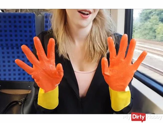 Schnellspritzer!!! Fahrgast zwischen 2 Haltestellen abgemolken-XXL Cumshot*
