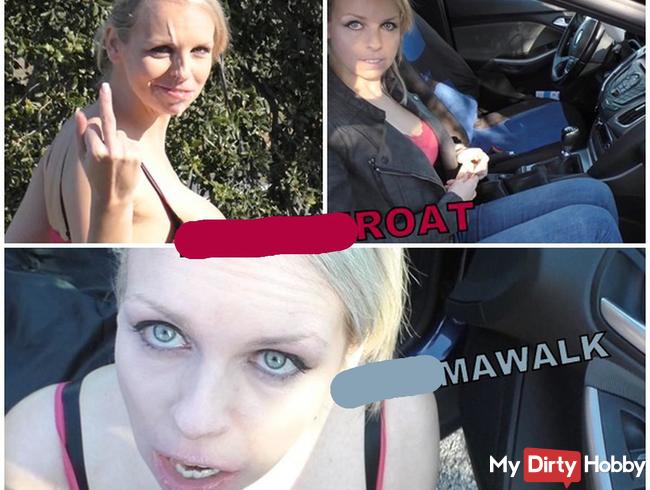 Deepthroat, bekomme keine Luft mehr,! Spermawalk !