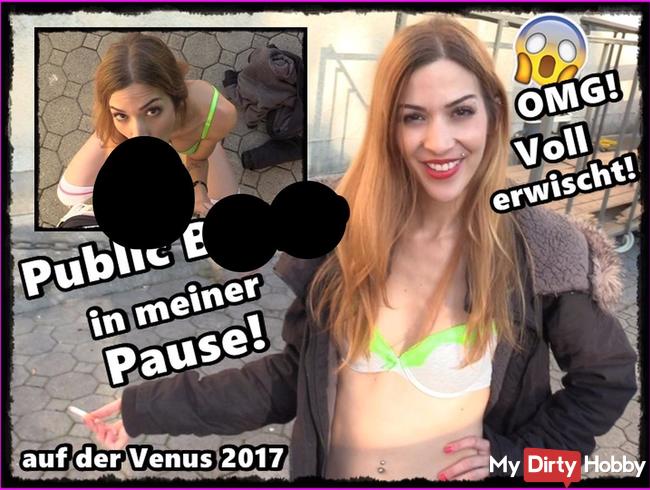 Krass! Voll erwischt beim Public Blowjob auf der Venus!