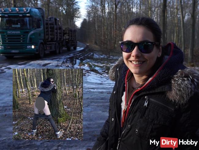 Er hielt einfach an! Ornie der Waldarbeiter fickt mich richtig schön durch!