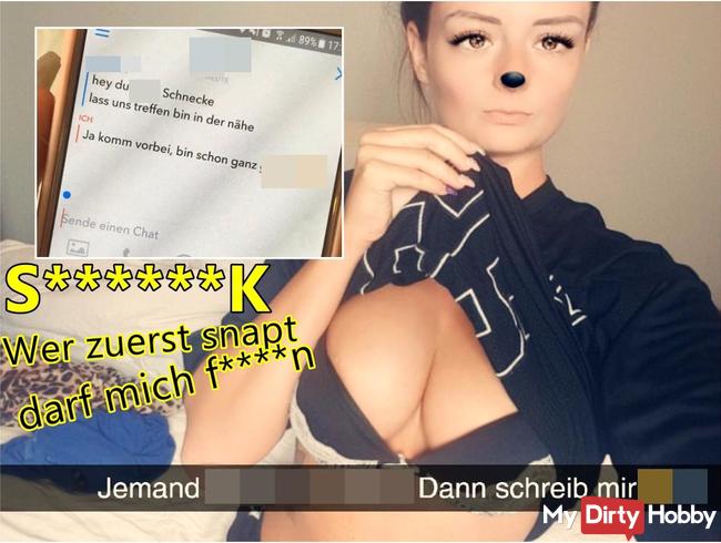SNAPFICK - Wer zuerst snapt, darf mich ficken